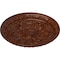 Ekena Millwork Baile Ceiling Medallion (Fits Canopies up to 3 1/4"), 20"OD x 1 5/8"P, Burnished Mahogany Crackle CM20BLBMC - alternate 2